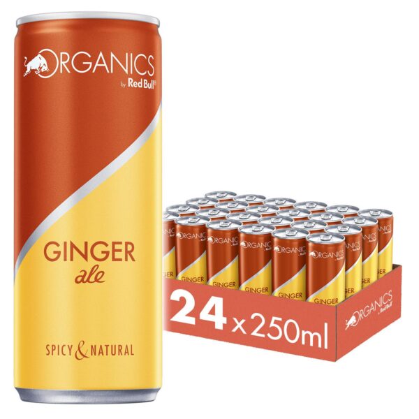 ORGANICS by Red Bull, Ginger Ale, 250ml, Dose, 24-Pack